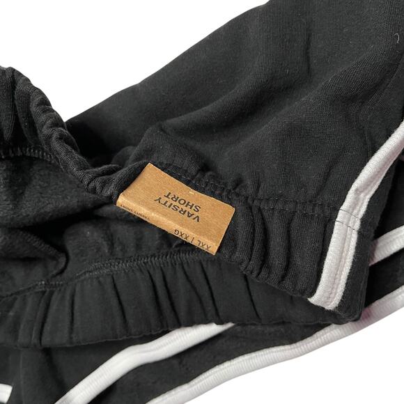 Victoria's Secret PINK Beach Terry Varsity Short Black and White Size XXL - Picture 4 of 5
